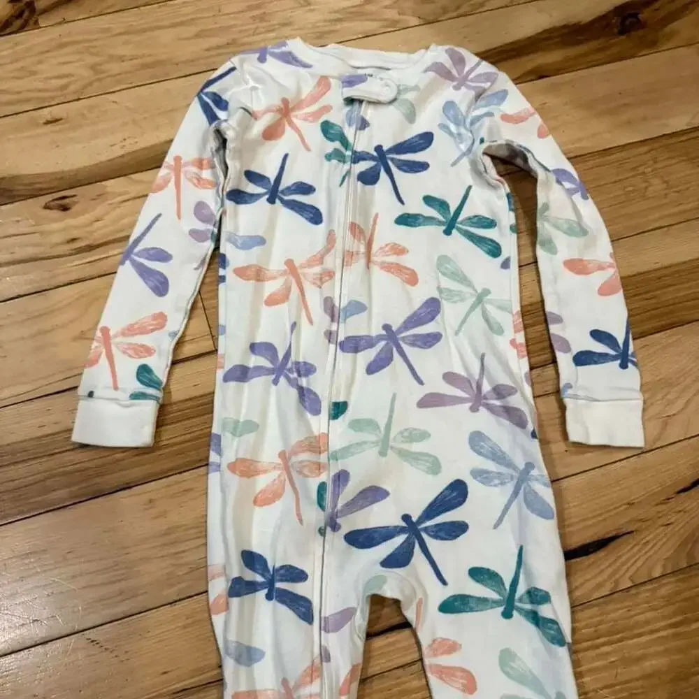 Carter's Dragonfly Print Bedtime One-Piece Pajamas, Size 3T